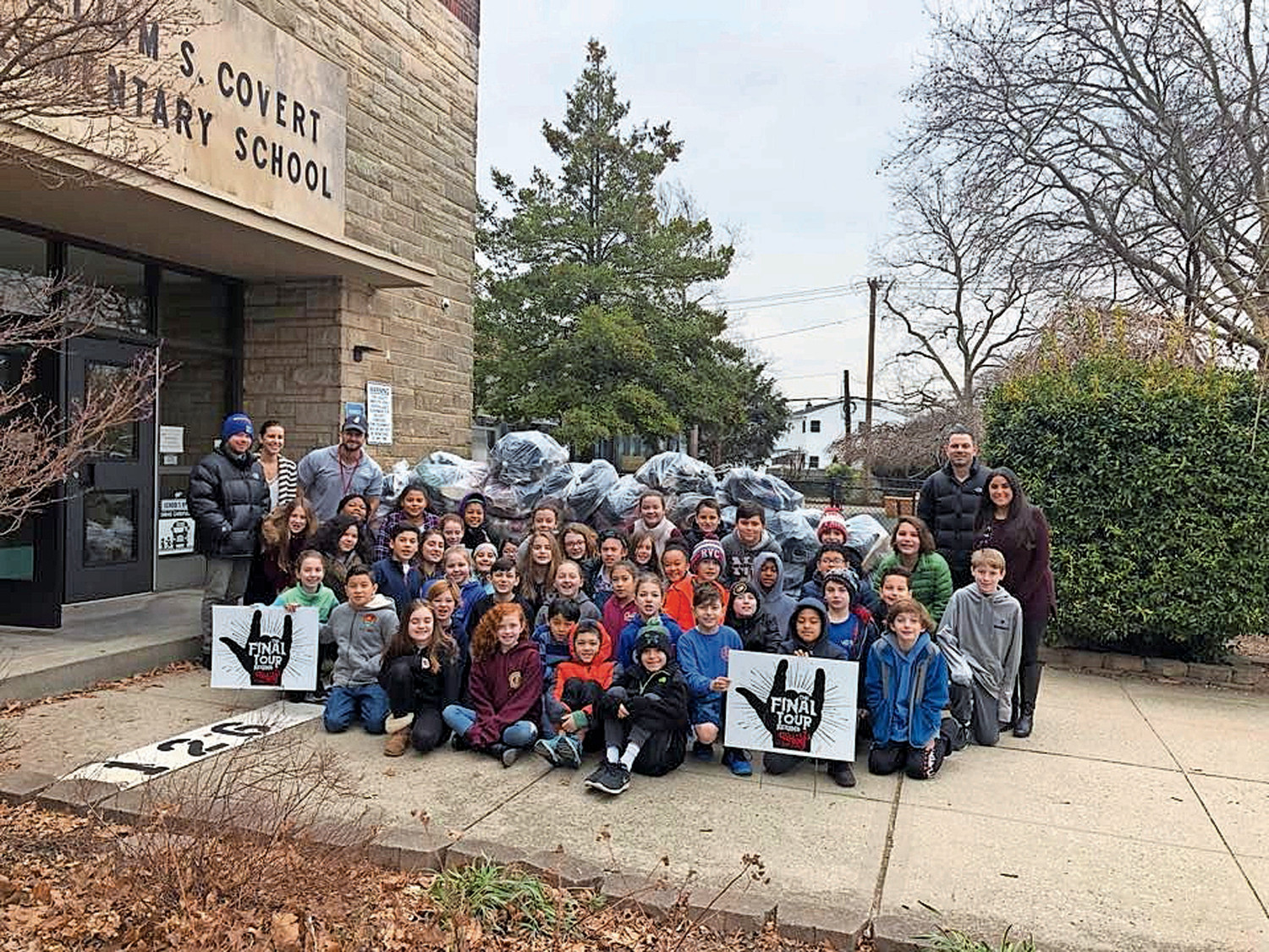 Covert Elementary School students wrap up shoe drive Herald Community